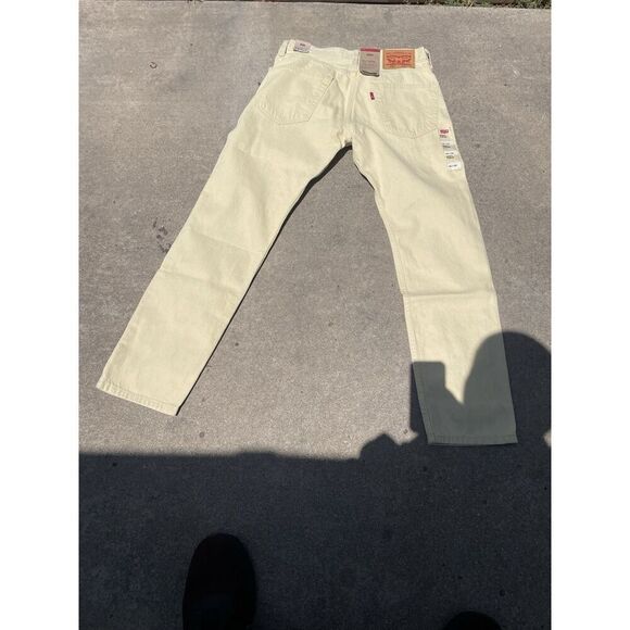 Levi's 502 Pants Men's 30x30 Yellow Denim Jeans Reg Tapered Yellow NEW! TAGS - Picture 11 of 16